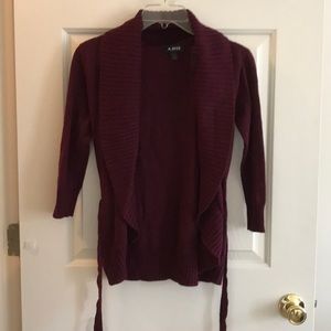 Maroon Cardigan